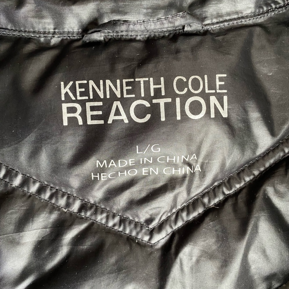 Kenneth Cole Women's Black Puffer Jacket Size L Fillig: 90% Duckdown - Picture 4 of 8